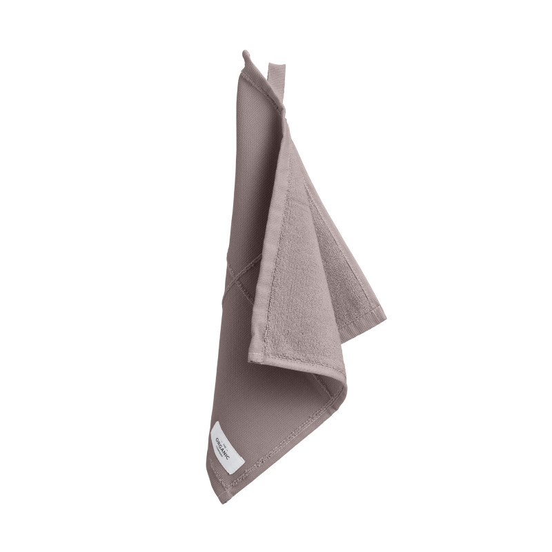 The Organic Company. 4 stk. CALM Vaskeklude i den fine Dusty Lavender farve.