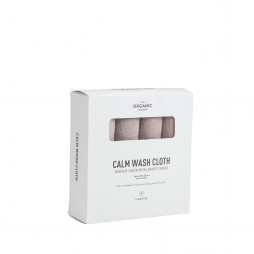 4 stk. CALM vaskeklude fra The Organic Company. Dusty Lavender