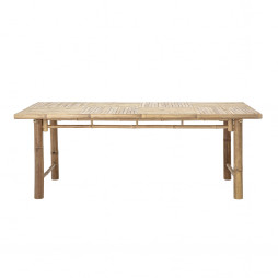 Sole spisebord set lige fra siden