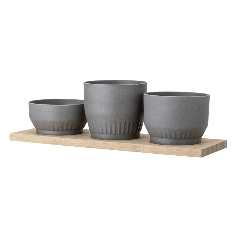 Thorsten skjulere til urtepotter med holder fra Bloomingville