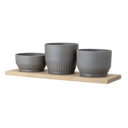 Thorsten skjulere til urtepotter med holder fra Bloomingville