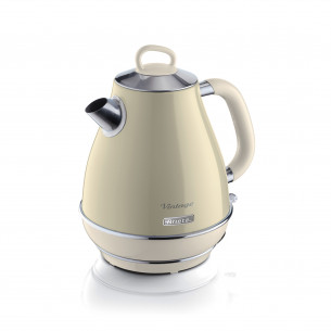 Ariete vintage elkedel, høj i beige. 1,7 L