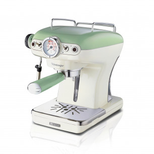 Vintage espressomaskine fra Ariete, grøn