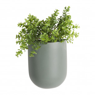 Væg blomsterkrukke. Grøn Oval fra Present Time.