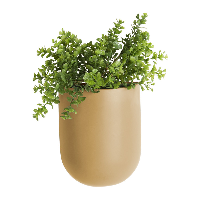 Væg blomsterkrukke. Sand Oval fra Present Time.