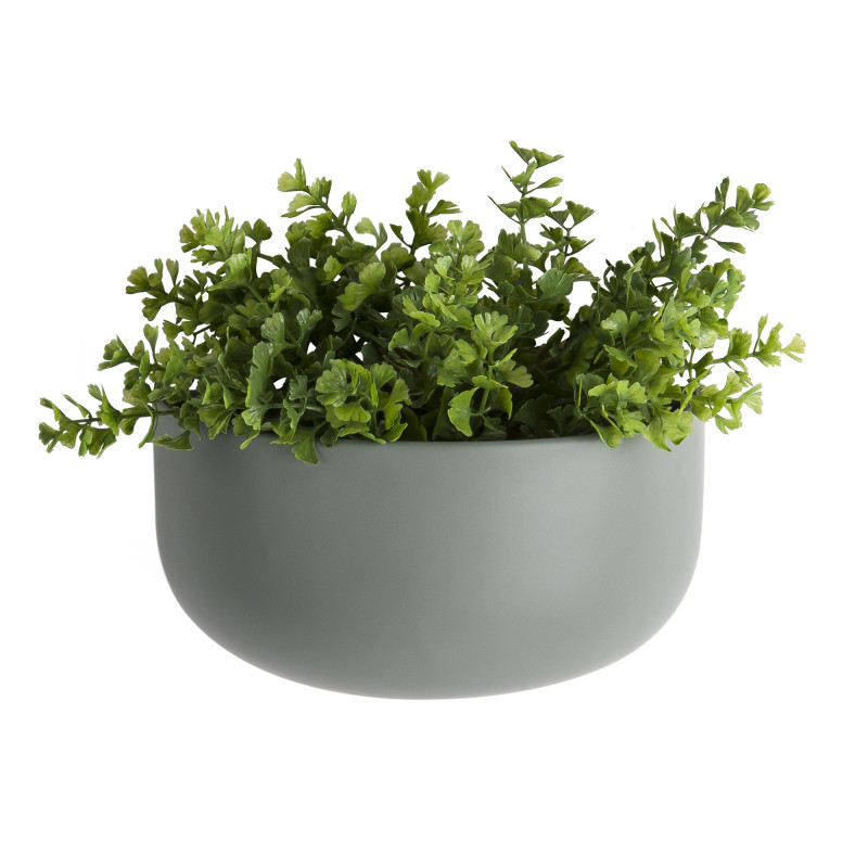 Væg blomsterkrukke. Oval Wide grøn fra Present Time.