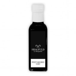 Smagfuld sirup med sød lakrids (100 ml) fra Almuegaarden