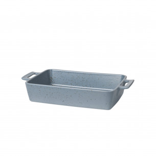 Broste Copenhagen 'Hasle' ovnfast fad i stentøj. W37 cm. Flintstone Blue Granite.