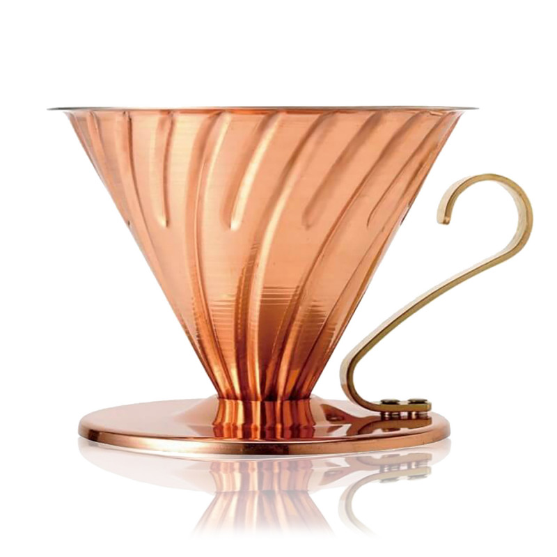 V60 Dripper kaffetragt i kobber fra Hario