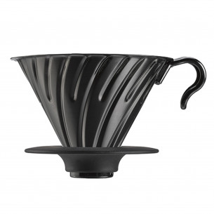 Sort V60 Dripper i metal fra Hario