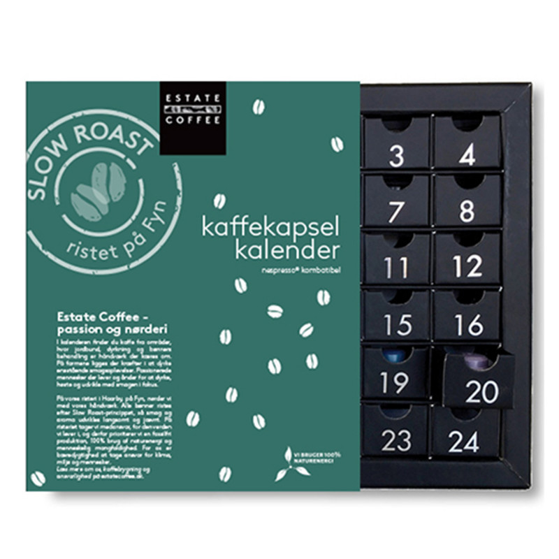 Årets Kapsel Julekalender fra Estate Coffee