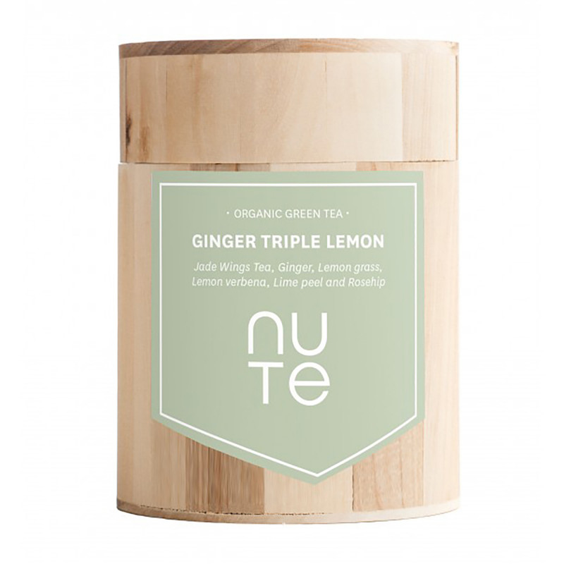 Ginger Triple Lemon fra NUTE - 100 gram te i trædåse