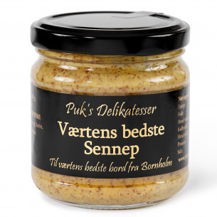 Værtens Bedste Sennep - Puk's Delikatesser