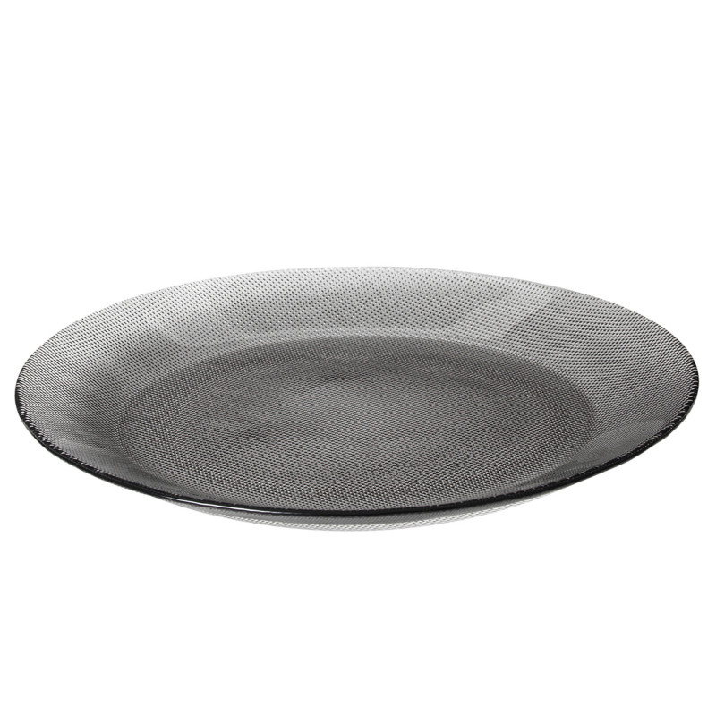 Smoke Glas Tallerken, Ø22 - Broste Copenhagen