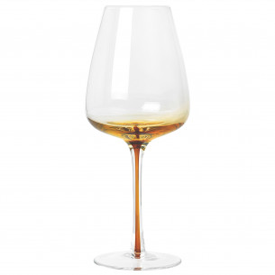 4 Stk. Amber Hvidvinsglas fra Broste Copenhagen
