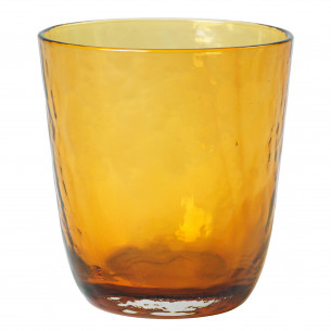 Amber Hammered Drikkeglas - Broste Copenhagen