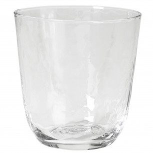 4 Stk. Klare Hammered Drikkeglas Fra Broste Copenhagen