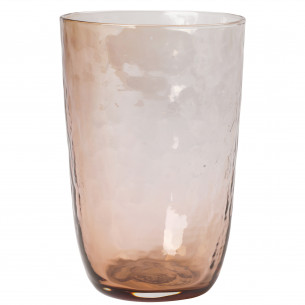 Amber Hammered Drikkeglas, store - Broste Copenhagen