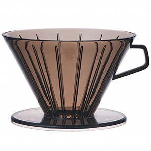 Grå kaffetragt i plastik. SCS-04-BBR-CGY, 4 kops, fra Kinto