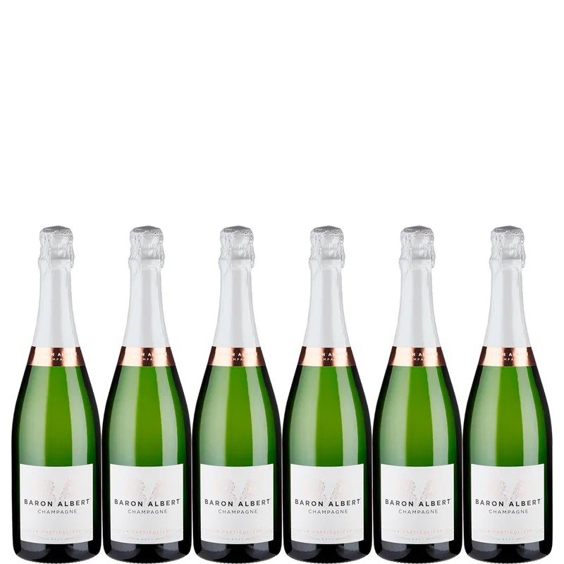 6 flasker Champagne Brut La Particulière