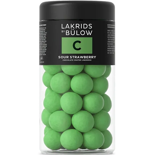 Lakrids by Bülow C - SOUR STRAWBERRY - REGULAR  : Erling Christensen Møbler
