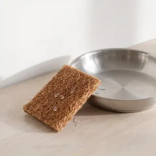 Skuresvamp i Kokosfibre - Naturlig Hårdhed uden Plastik