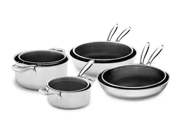 Komplet sæt | 8 dele gryde- og pandesæt | onyxcookware