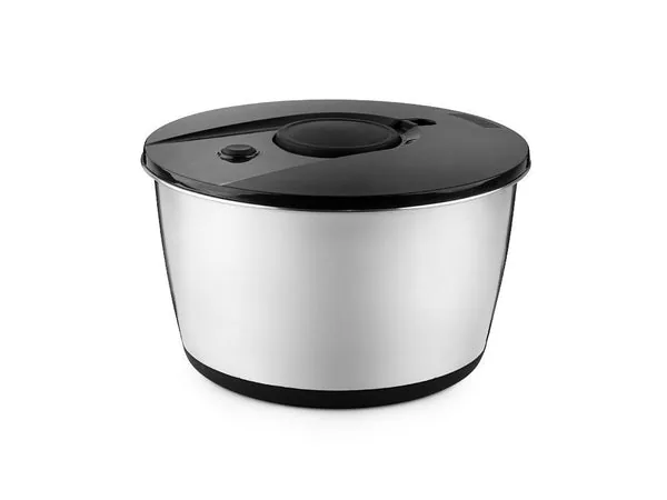 Stainless steel salad spinner