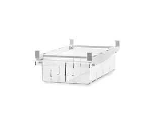 Divided shelf box