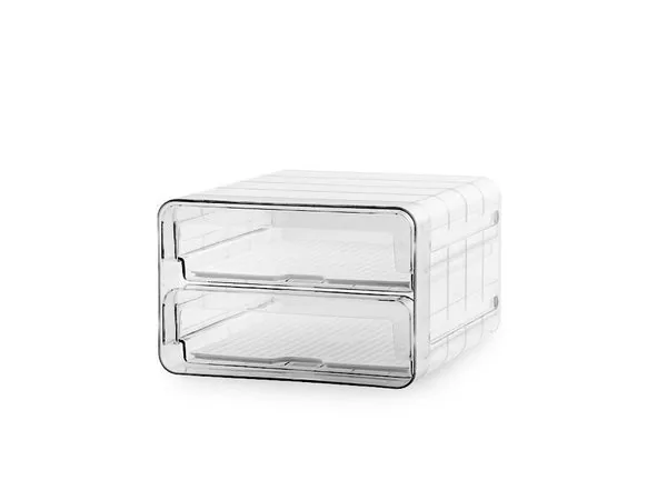 Double drawer organizer
