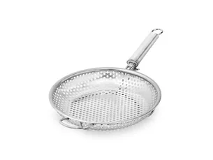 Bbq grillpande med aftageligt håndtag 28 cm
