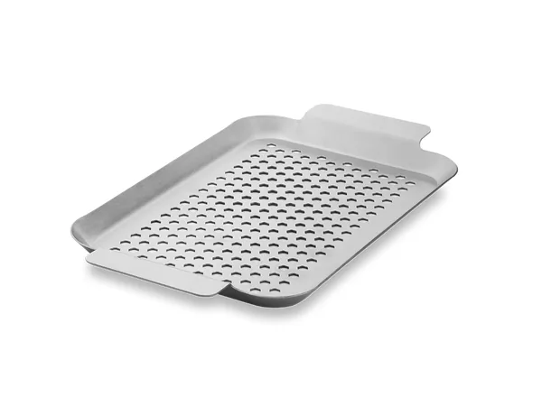 Stainless steel bbq tray 33×18 cm