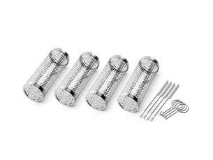 Lille grillkurv cylinder – 4 stk