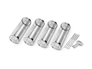 Grillkurv i cylinderform (mellem), 4 stk.