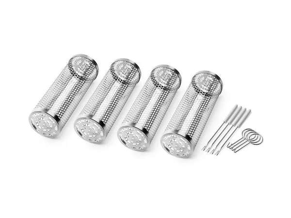 Grillkurv i cylinderform (mellem), 4 stk.