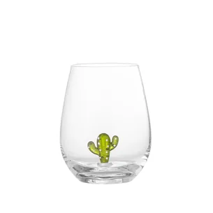 BLOOMINGVILLE Misa drikkeglas, m. kaktus - klar glas