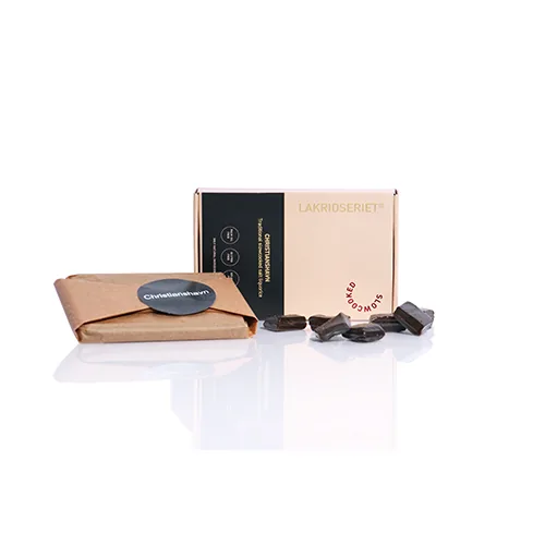 Christianshavn - Håndlavet slow-cooked lakridsplade m/ saltlakrids - 160g