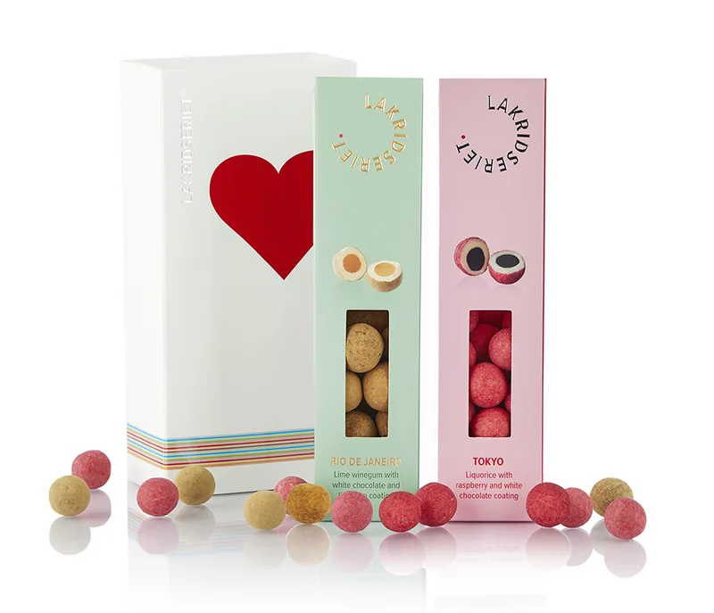 Lakrids gaveæske m/ Rio & Tokyo fra Lakridseriet - 340g