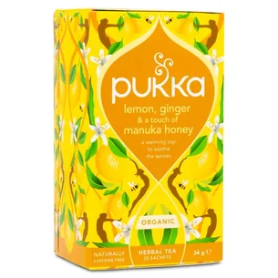 Pukka Te Lemon, Ginger & Manuka, 20 poser