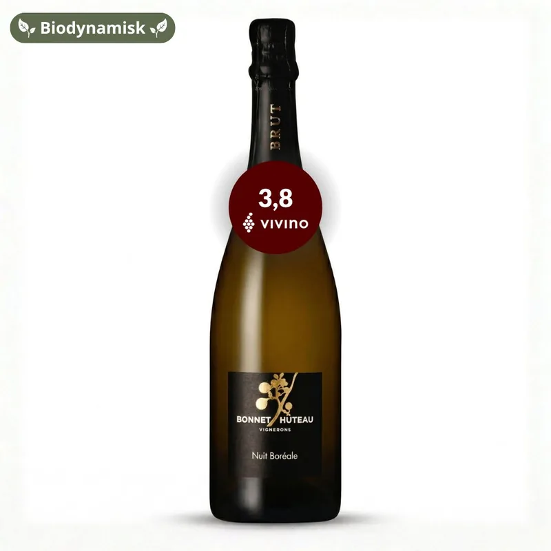 Bonnet Huteau Nuit Boréale Mousserende Loire Frankrig, Biodynamisk