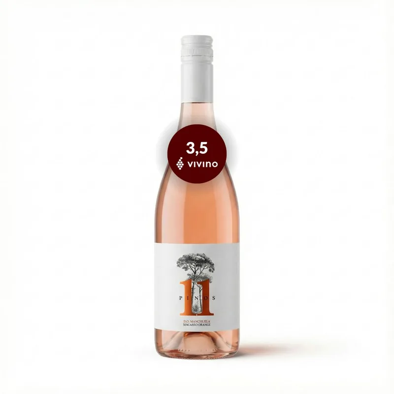 11 Pinos Macabeo, økologisk og vegansk orangevin, 2024, Manchuela, Spanien