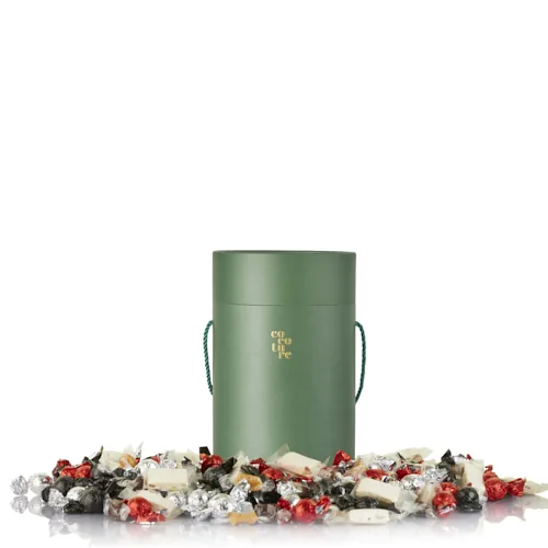 Julemix af Cocoture fyldte chokoladekugler, karameller og fransk nougat - 1kg