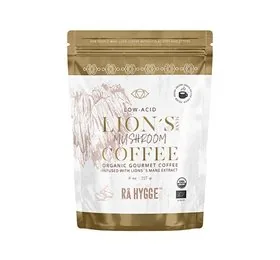 RÅ HYGGE Kaffe m. Lion's Mane svampeekstrakt- filtermalet Ø &bull; 227 g.    X