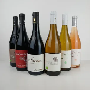 Rhône Smagskasse - 6 Økologiske franske klasse vine