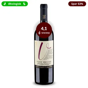Vigne Vecchie 2024, Duca Carlo Guarini - Økologisk Primitivo, Salento, Puglia