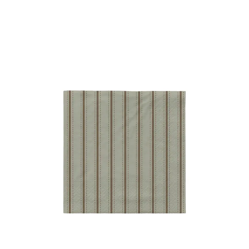 BROSTE COPENHAGEN Amor papirserviet, kvadratisk - lyserød og rød papir (33x33) (1 stk.)