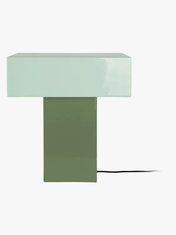 PresentTime Grato Recto Bordlampe, Jungle Green/Grayed Jade, Børnelampe