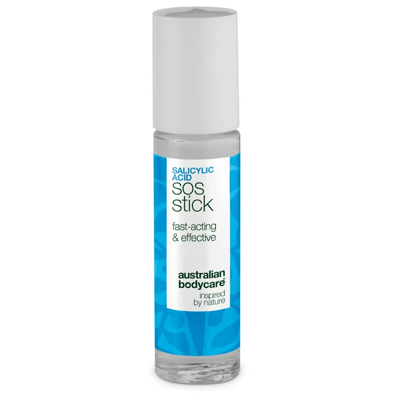 Salicylsyre SOS Stick mod bumser, rødme og tilstopninger â Salicylsyre SOS Stick mod urenheder og fedtet hud. Beroliger, renser og forebygger udbrud. Indeholder Salicylsyre. - 1 stk.