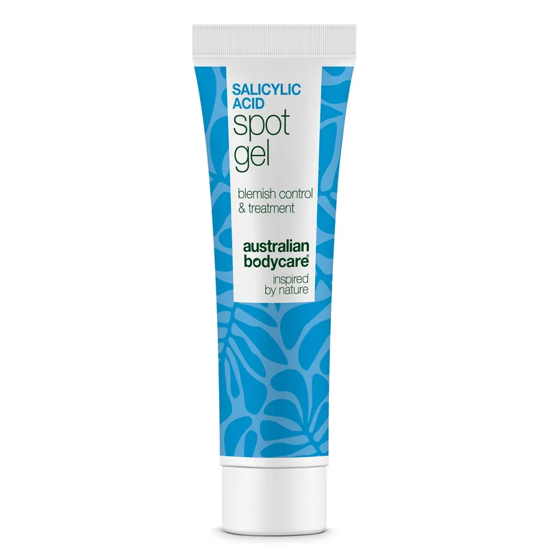 Salicylsyre Spot Gel mod bumser, hudorme og rødme â Salicylsyre Spot Gel til uren hud. Reducerer rødme og tilstopninger med effektiv salicylsyre for en klarere hud. - 1 stk.