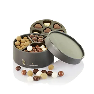 Chokolade hatteæske fra Cocoture i sort - 240g